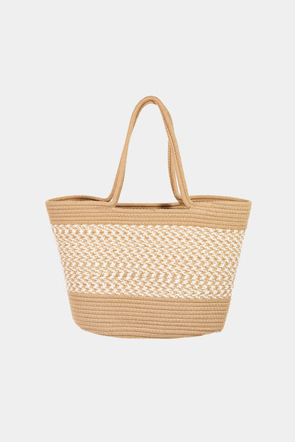 Fame Braid Pattern Beach Tote Bag